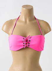 Haut de maillot de bain rose PHAX pour femme seconde vue