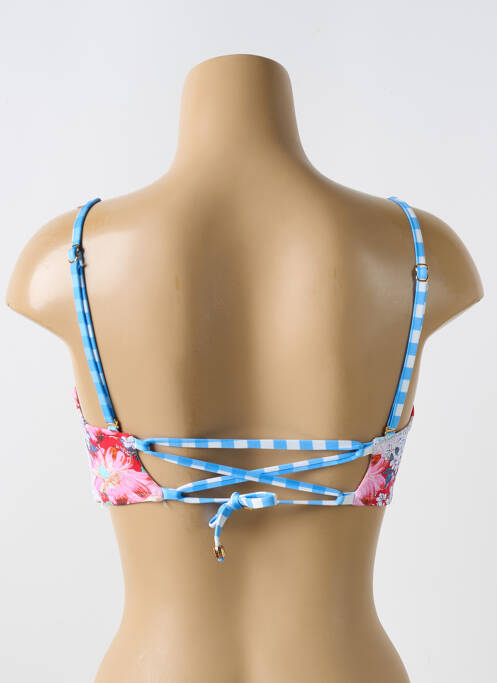 Haut de maillot de bain stretch haut soutien-gorge moulé rouge PHAX femme