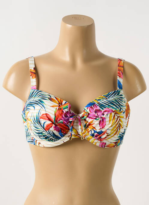 Haut de maillot de bain jaune CYELL pour femme