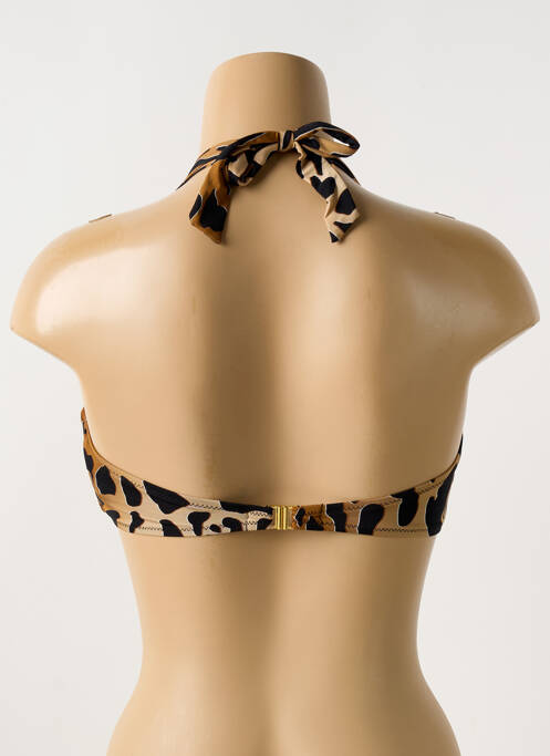 Haut de maillot de bain marron MIRADONNA femme