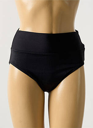 Bas de maillot de bain effet matière satinée culotte noir MIRACLESUIT femme