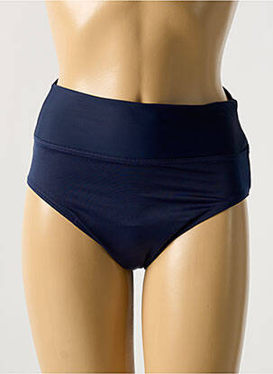 Bas de maillot de bain effet matière satinée culotte bleu MIRACLESUIT femme