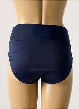 Bas de maillot de bain effet matière satinée culotte bleu MIRACLESUIT femme
