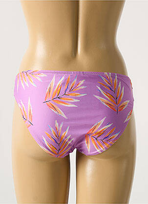 Bas de maillot de bain imprimé tie and dye culotte violet CYELL femme