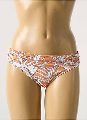 Bas de maillot de bain imprimé tie and dye culotte orange CYELL femme