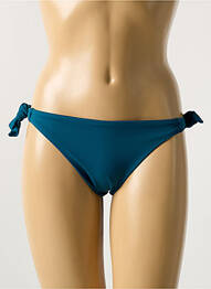 Bas de maillot de bain effet matière satinée bikini vert PHAX femme