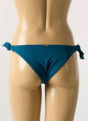 Bas de maillot de bain effet matière satinée bikini vert PHAX femme