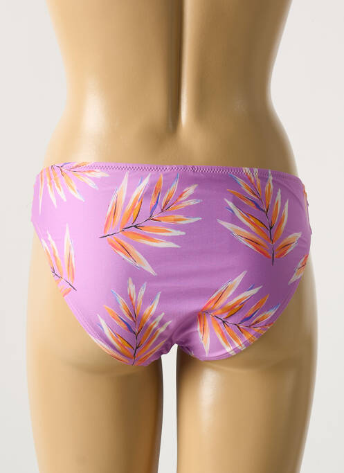 Bas de maillot de bain imprimé tie and dye culotte violet CYELL femme