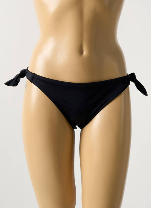 Bas de maillot de bain fermeture liens à nouer bikini noir PHAX femme