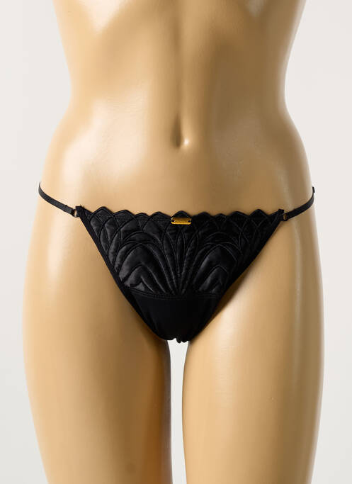 String noir AJOUR pour femme