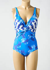 Maillot de bain 1 pièce bleu MIRADONNA pour femme seconde vue