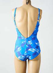 Maillot de bain 1 pièce bleu MIRADONNA pour femme seconde vue
