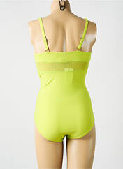 Maillot de bain 1 pièce jaune MIRADONNA pour femme seconde vue