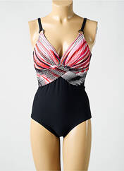 Maillot de bain 1 pièce noir MIRADONNA pour femme seconde vue