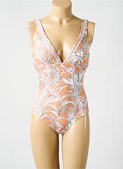 Maillot de bain 1 pièce orange CYELL pour femme seconde vue