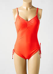 Maillot de bain 1 pièce orange MIRADONNA pour femme seconde vue