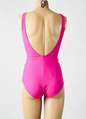 Maillot de bain 1 pièce rose MIRADONNA pour femme seconde vue