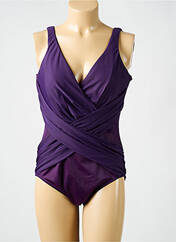 Maillot de bain 1 pièce violet MIRACLESUIT pour femme seconde vue
