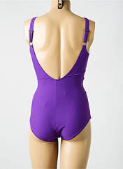 Maillot de bain 1 pièce violet MIRADONNA pour femme seconde vue