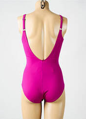 Maillot de bain 1 pièce violet MIRADONNA pour femme seconde vue