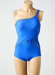 Maillot de bain 1 pièce bleu MIRADONNA femme