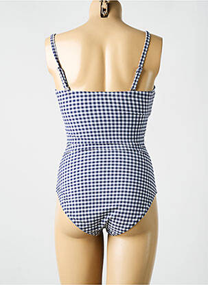 Maillot de bain 1 pièce imprimé fantaisie bleu CYELL femme