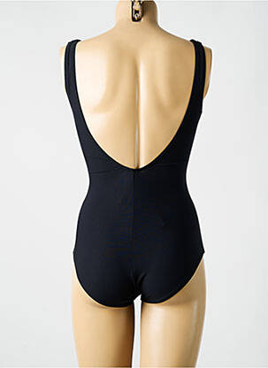 Maillot de bain 1 pièce imprimé fantaisie noir MIRADONNA femme