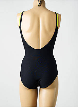 Maillot de bain 1 pièce imprimé fantaisie noir MIRADONNA femme