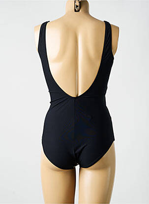 Maillot de bain 1 pièce imprimé fantaisie noir MIRADONNA femme