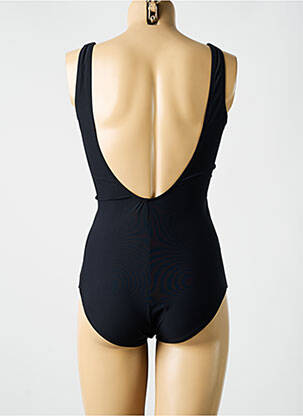 Maillot de bain 1 pièce imprimé fantaisie noir MIRADONNA femme