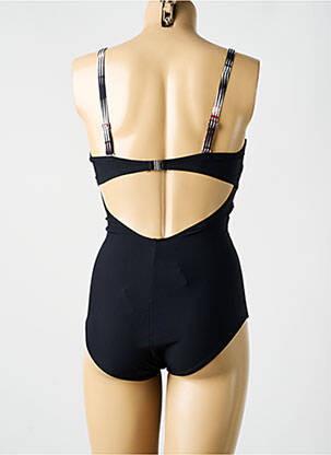 Maillot de bain 1 pièce imprimé fantaisie noir MIRADONNA femme