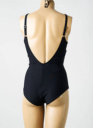 Maillot de bain 1 pièce imprimé fantaisie noir MIRADONNA femme