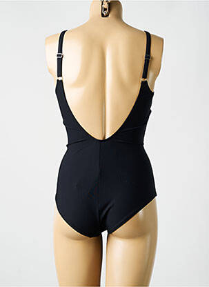 Maillot de bain 1 pièce imprimé fantaisie noir MIRADONNA femme