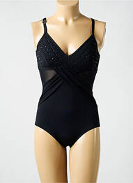 Maillot de bain 1 pièce noir MIRADONNA femme