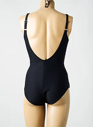 Maillot de bain 1 pièce imprimé fantaisie noir MIRADONNA femme
