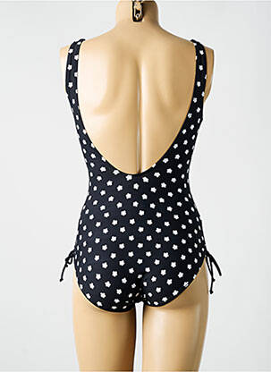 Maillot de bain 1 pièce imprimé fantaisie noir MIRADONNA femme