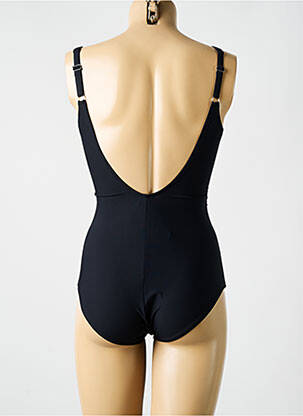 Maillot de bain 1 pièce imprimé fantaisie noir MIRADONNA femme