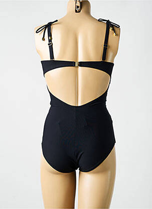 Maillot de bain 1 pièce haut bandeau haut bandeau noir MIRADONNA femme