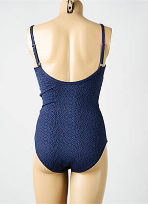 Maillot de bain 1 pièce bleu CYELL femme