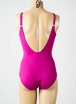 Maillot de bain 1 pièce violet MIRADONNA femme