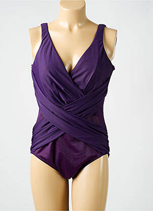 Maillot de bain 1 pièce violet MIRACLESUIT femme