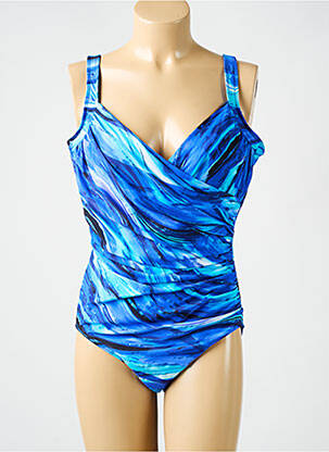 Maillot de bain 1 pièce imprimé fantaisie bleu MIRACLESUIT femme