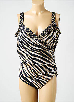 Maillot de bain 1 pièce imprimé fantaisie noir MIRACLESUIT femme