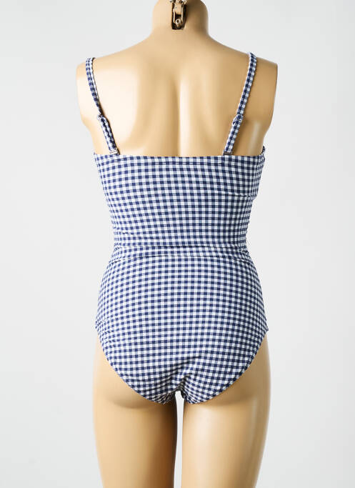 Maillot de bain 1 pièce bleu CYELL pour femme