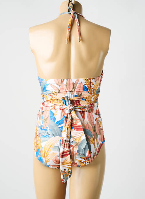 Maillot de bain 1 pièce bleu CYELL femme