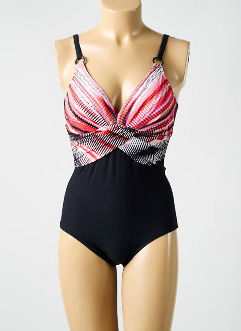 Maillot de bain 1 pièce noir MIRADONNA pour femme