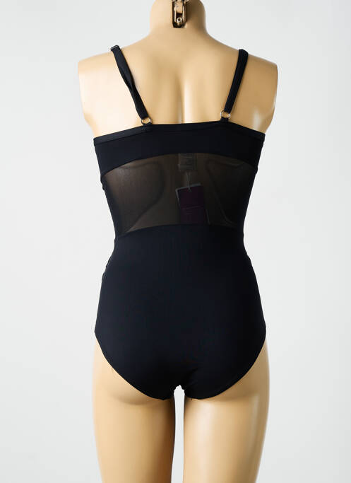 Maillot de bain 1 pièce noir MIRADONNA pour femme