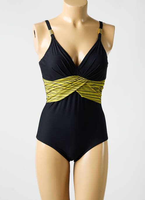 Maillot de bain 1 pièce noir MIRADONNA pour femme
