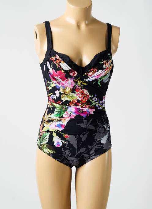 Maillot de bain 1 pièce noir MIRADONNA pour femme