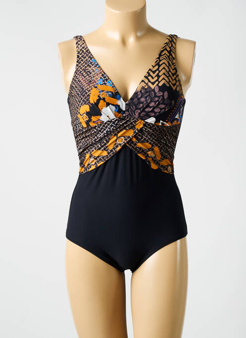 Maillot de bain 1 pièce noir MIRANDA pour femme